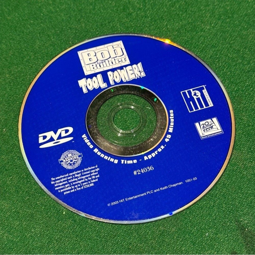 Bob the Builder: Tool Power DVD Tested Working